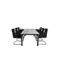 Albany Table - 224/324 - Black/Grey, Lindos Carmstol epäonnistuneella mustalla teräksellä