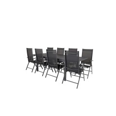 Marbella Table 160/240 - Black/Black, Break 5:pos Chair - Black/Black_8