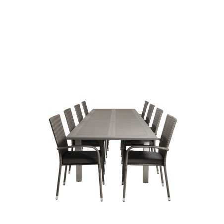 Albany Table - 224/324 - White/GreyAnna Chair - Grey_8