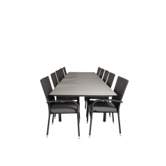 Levels Table 229/310 - Black/Grey, Anna Chair - Black_10