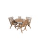 Kenya Oval Dining Table 180/240*120*H75-Teak, Kenia 5-asenne Tuoli - Teak_8