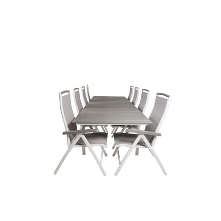 Levels Table 229/310 - White/GreyAlbany 5:pos Chair - White/Grey_8