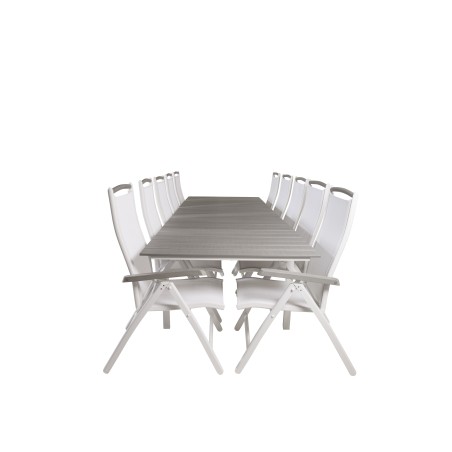 Levels Table 229/310 - White/GreyAlbany 5:pos Stol - Vit Aluminium/vit textilene/aintwood_10