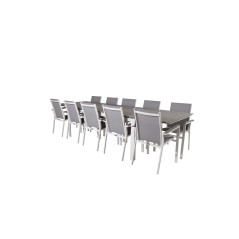 Levels Table 229/310 - White/GreyParma Chair - White/Grey_10