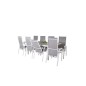 Albany Table - 160/240 - White/GreyCopacabana Valkoinen/Grey_8