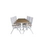 Mexico Bord 180/240 - Hvid / Teak, Panama Light 5-pos stol Hvid / hvid_8