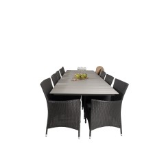 Levels Table 229/310 - Black/Grey, Knick Armchair - Black_10