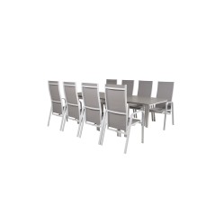 Levels Table 160/240 - White/GreyCopacabana Recliner Chair - White/Grey_8