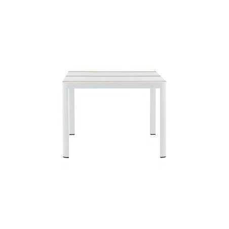 Togo - Dining Table- White / Teak - Allu / Teak - 150*100