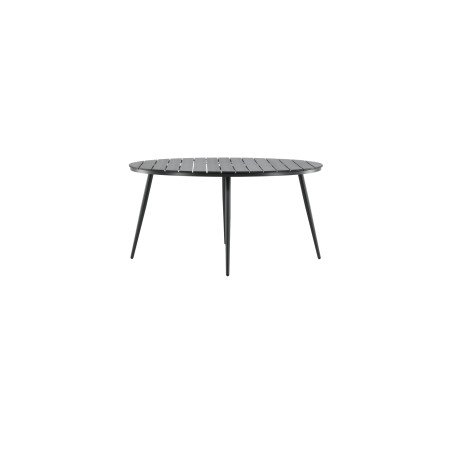 Break - Dining Table Round- Black / Black - Alu / Aintwood - 150ø