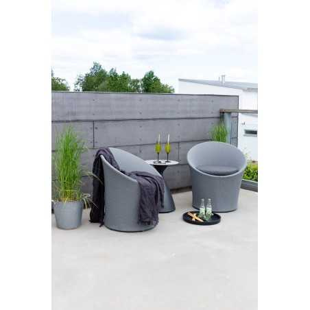 Spoga - Lounge Set-Black / Grey