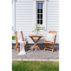 Kenia - taittopöytä - Luonnollinen - Teak - 70*70cm