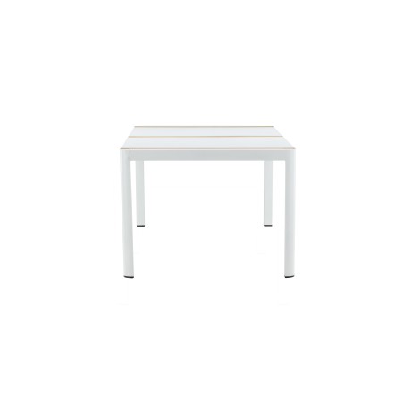 Togo - Dining Table- White / Teak - Allu / Teak - 200*100