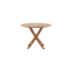 Kenian pyöreä ruokapöytä 10cm - Teak