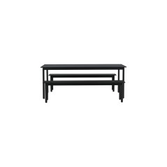 Modena - Dining Table- Black - Aluminium - 200*100cm