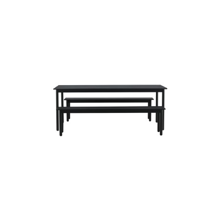 Modena - Dining Table- Black - Aluminium - 200*100cm