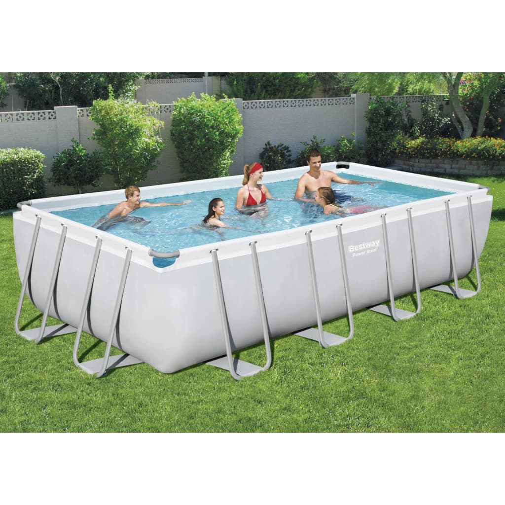 Bestway Pool Power Steel rektangulär 549x274x122 cm