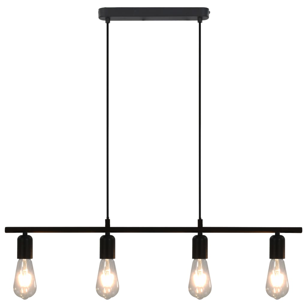 Taklampa svart 80 cm E27