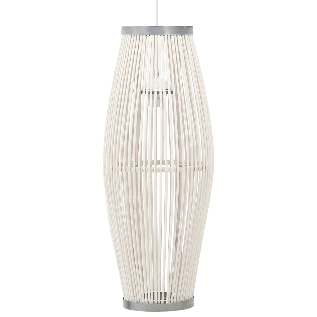 vidaXL Taklampa vit pil 40 W 23x55 cm oval E27