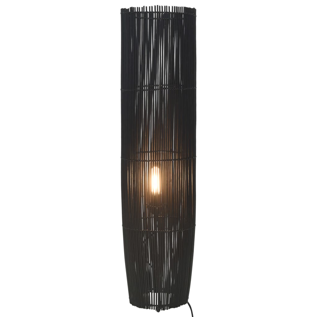 vidaXL Golvlampa pil svart 72 cm E27