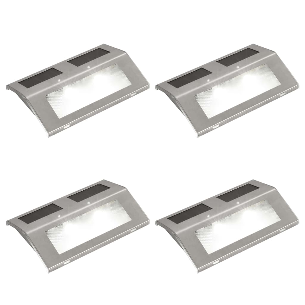 Vägglampa solcell 4-pack