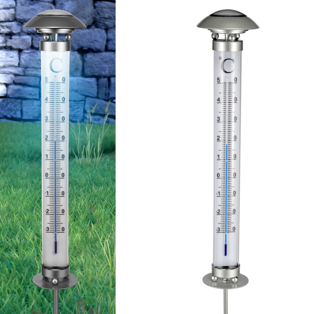 HI Soldriven termometer med lampa