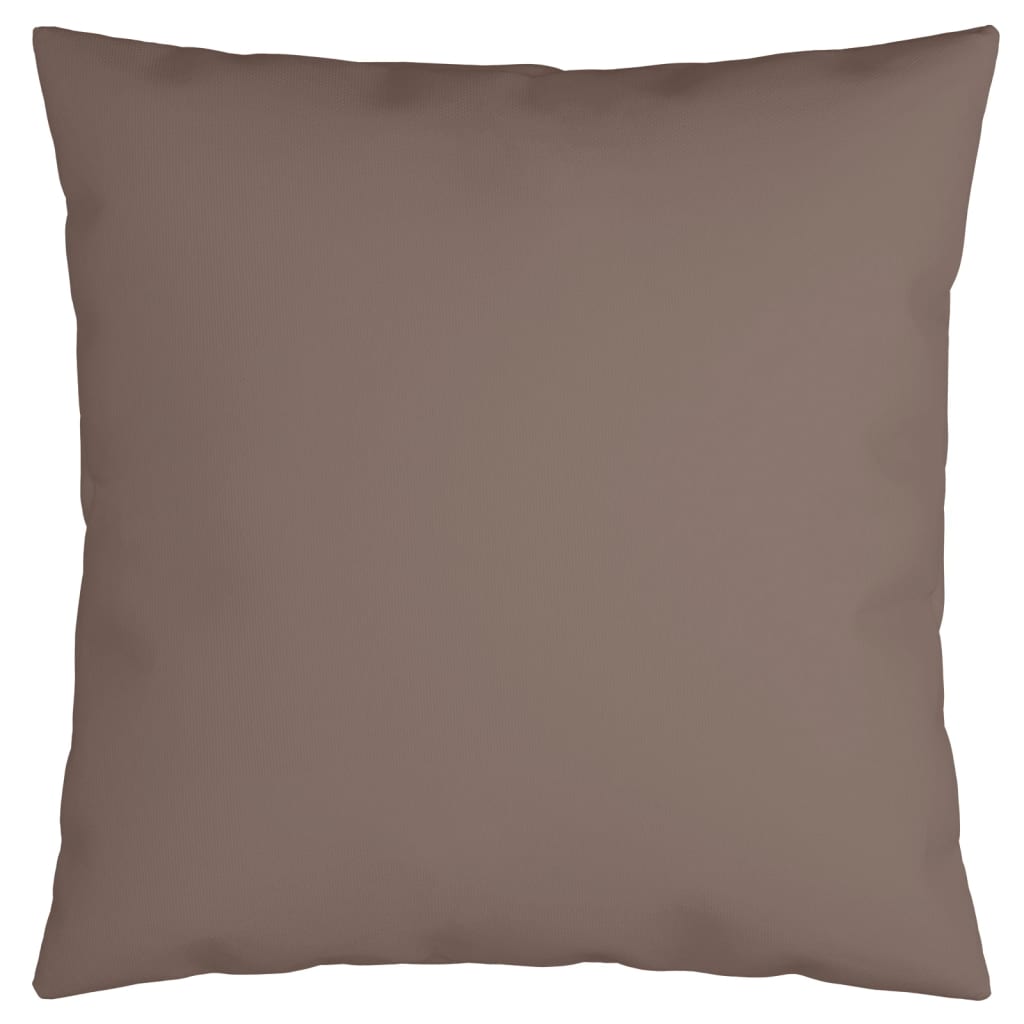 vidaXL Prydnadskuddar 4 st taupe 40x40 cm tyg