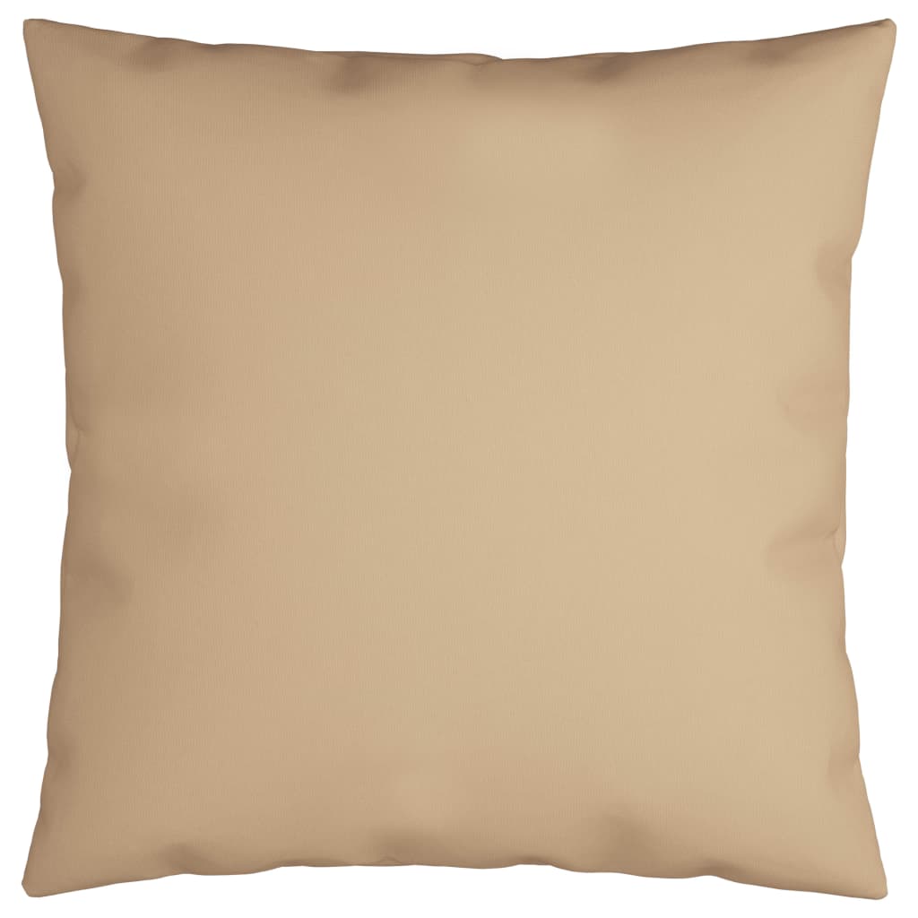 vidaXL Prydnadskuddar 4 st beige 50x50 cm tyg