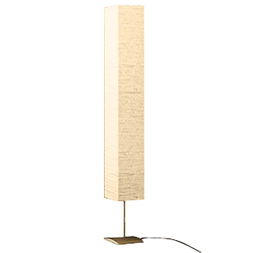 vidaXL Golvlampa med stålstativ 170 cm beige