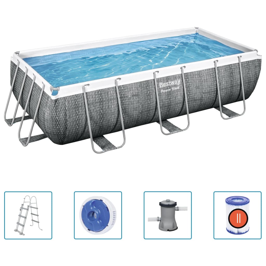 Bestway Power Steel Poolset 404x201x100 cm