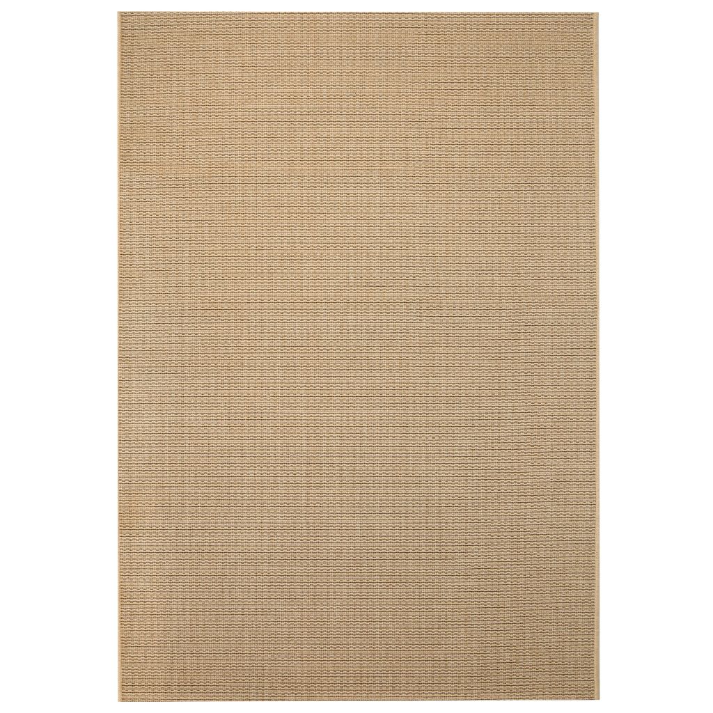 vidaXL Matta sisallook inomhus/utomhus beige 80x150 cm