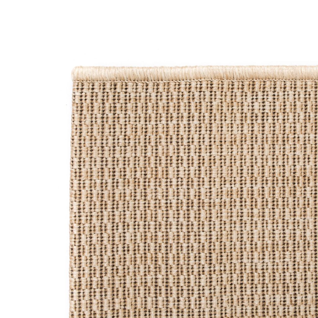 vidaXL Matta sisallook inomhus/utomhus beige 80x150 cm