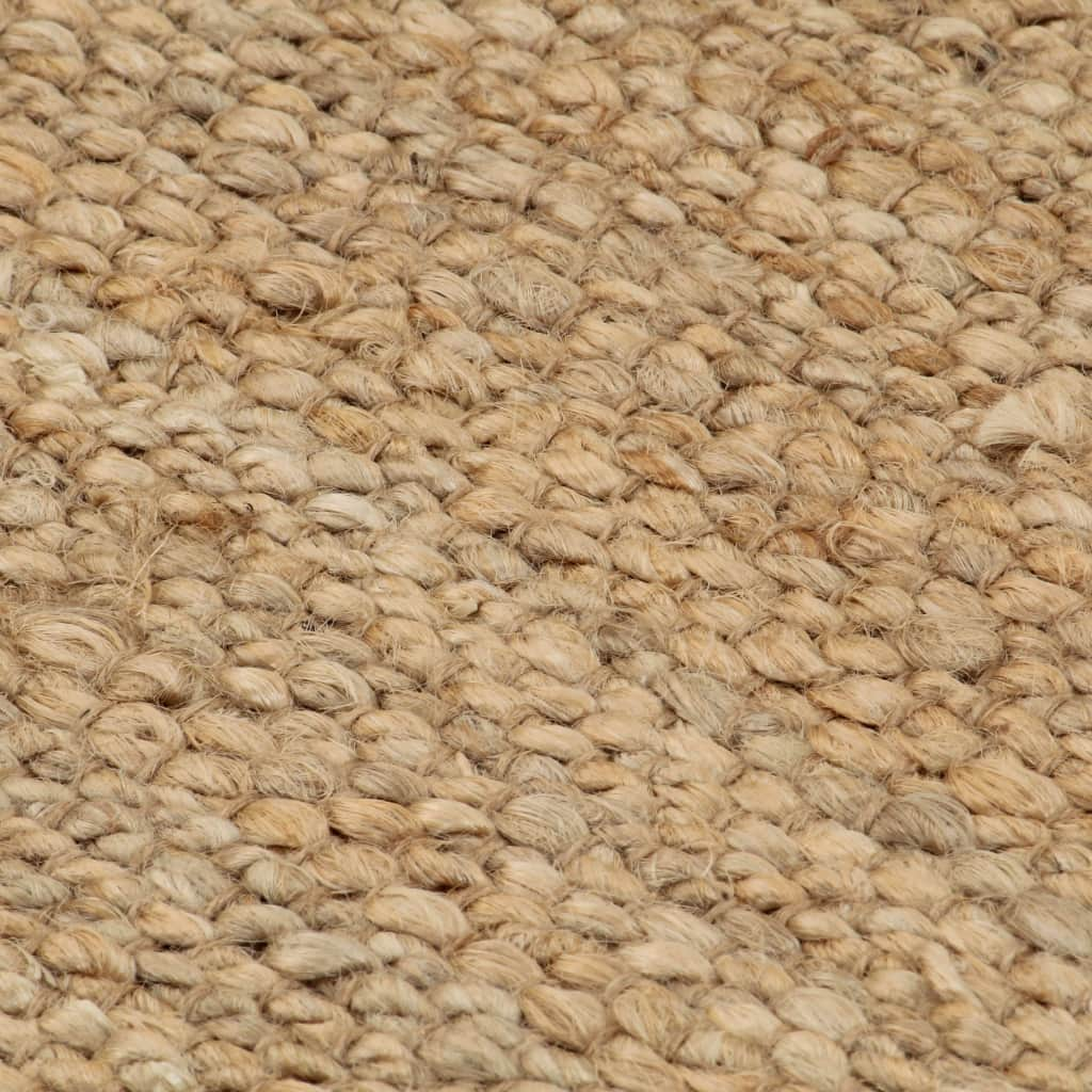 vidaXL Matta handvävd jute 120x180 cm beige