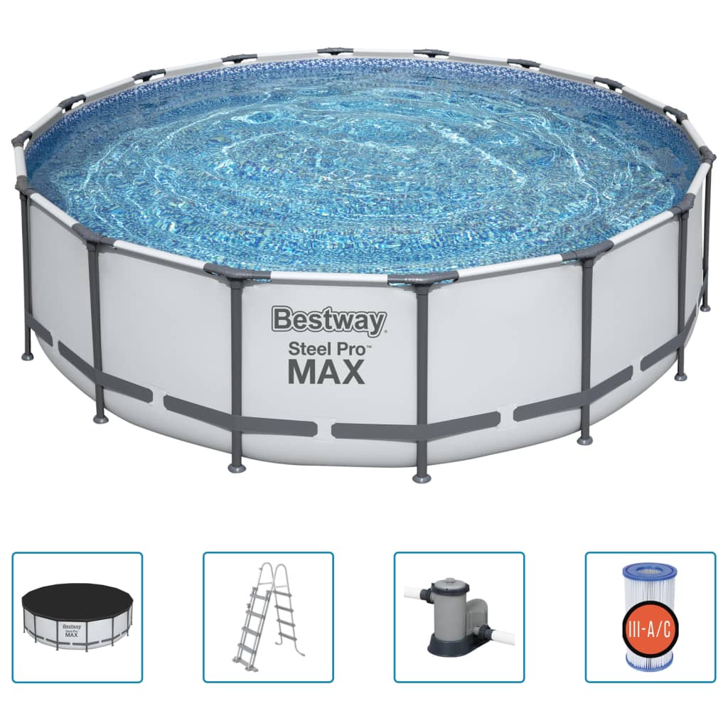 Bestway Poolset Steel Pro MAX 488 x 122 cm