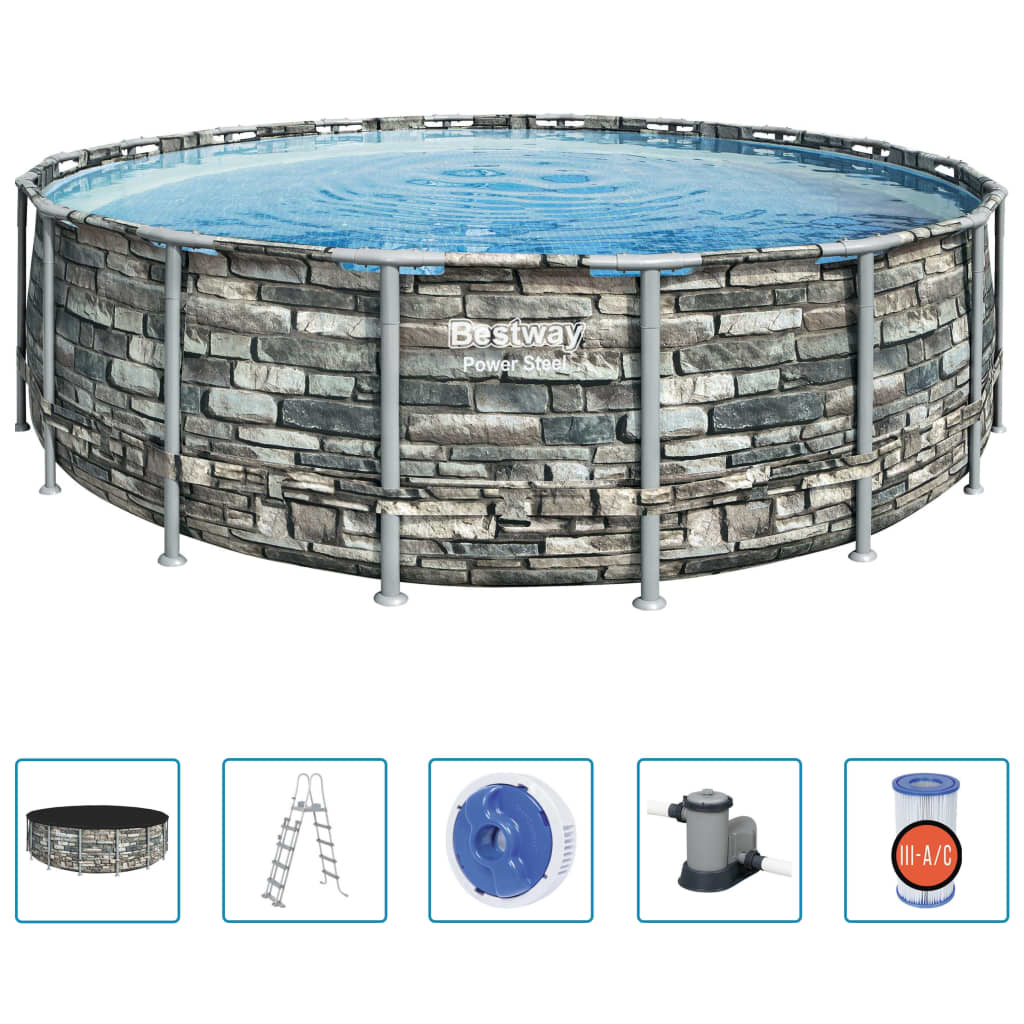 Bestway Power Steel pool 549x132 cm