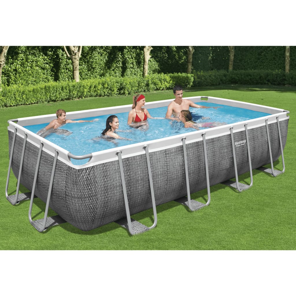 Bestway Pool Power Steel rektangulär 549x274x122 cm