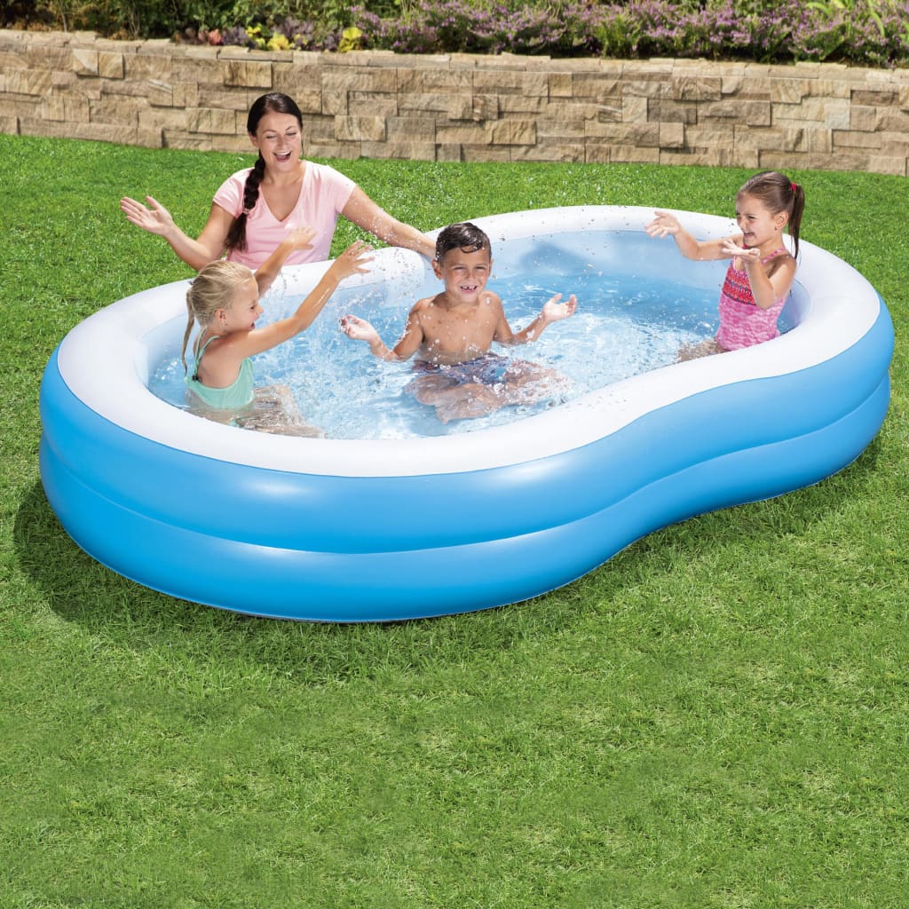 Bestway Familjepool Big Lagoon 262x157x46 cm