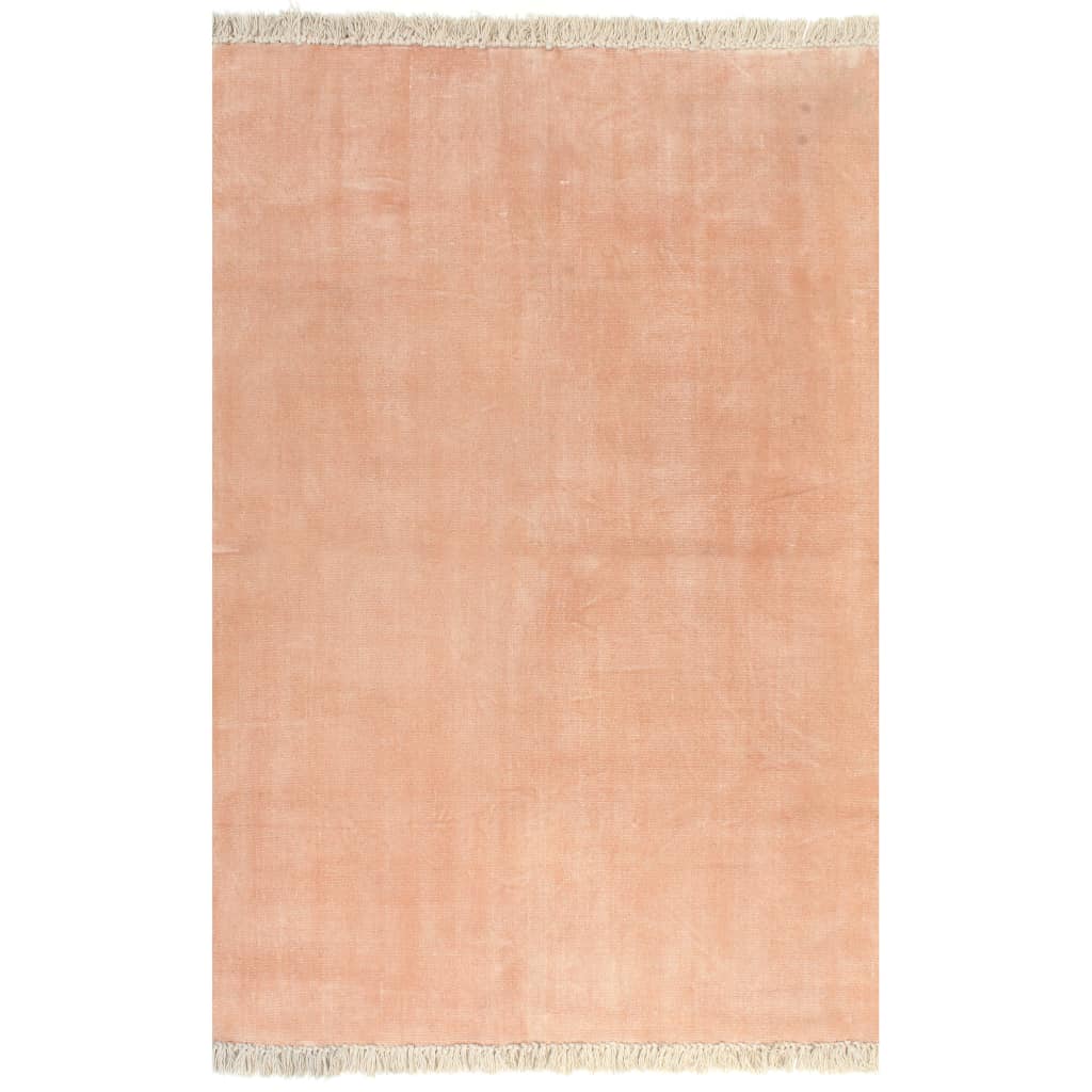 vidaXL Kelimmatta bomull 120x180 cm rosa