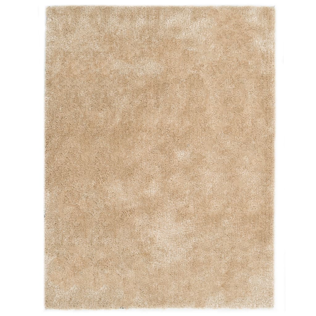 vidaXL Shaggy matta 80x150 cm beige