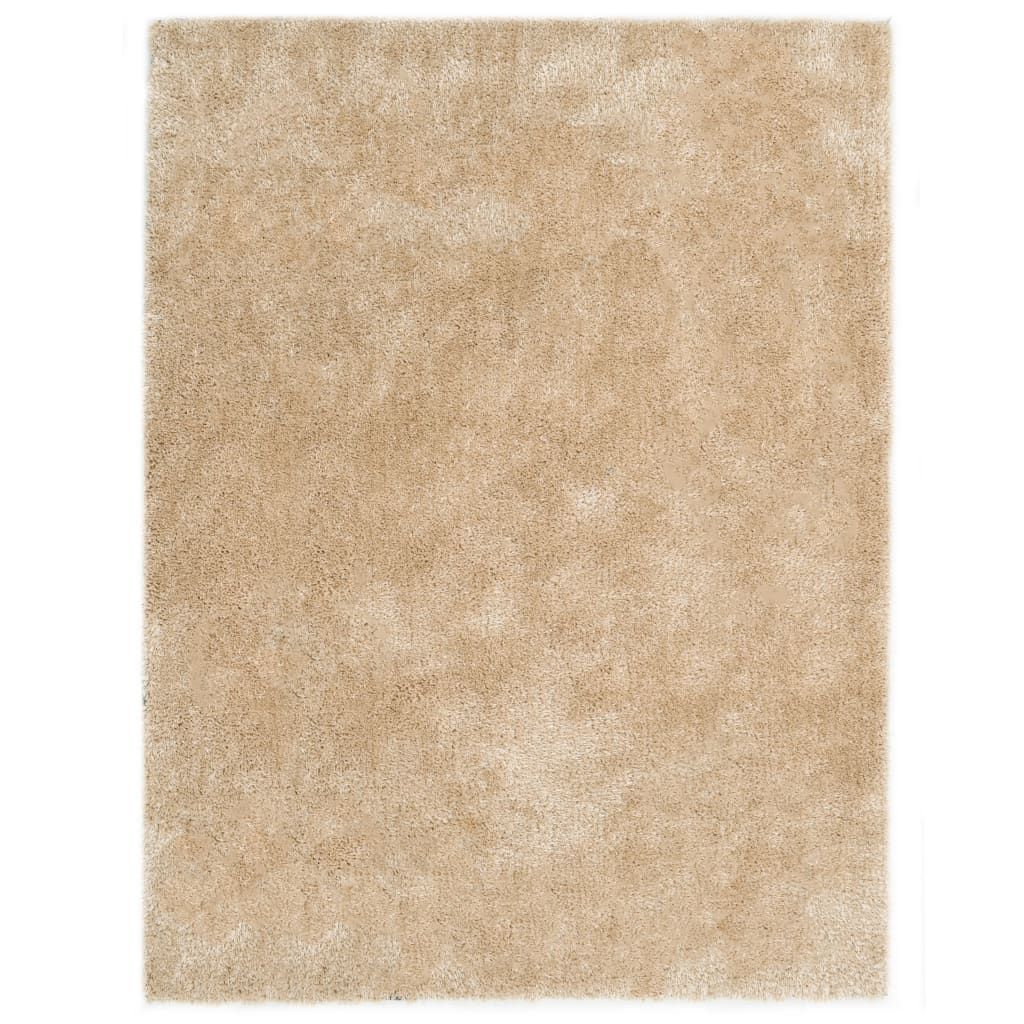 vidaXL Shaggy-matta 160x230 cm beige