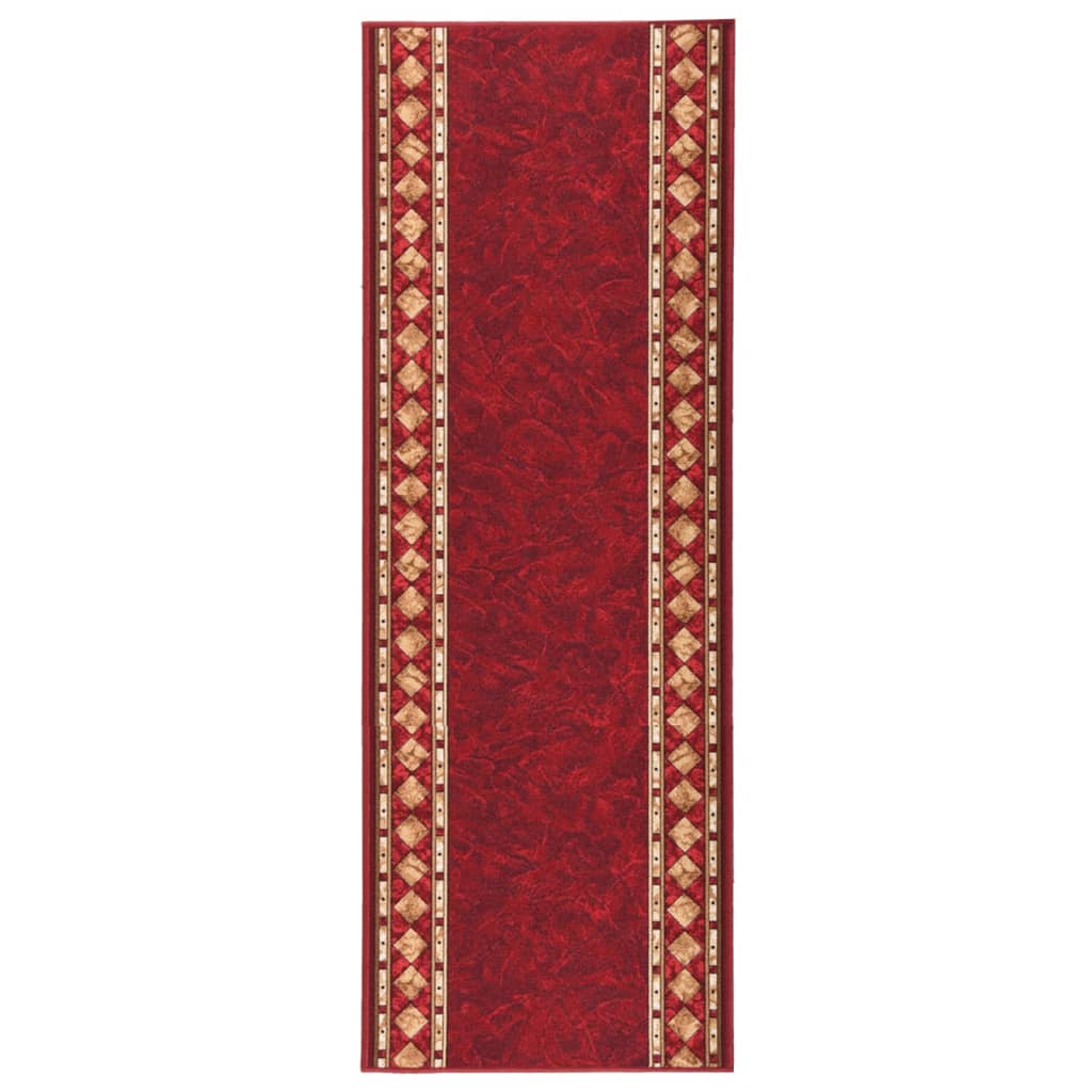  Gångmatta röd 67x200 cm halkfri