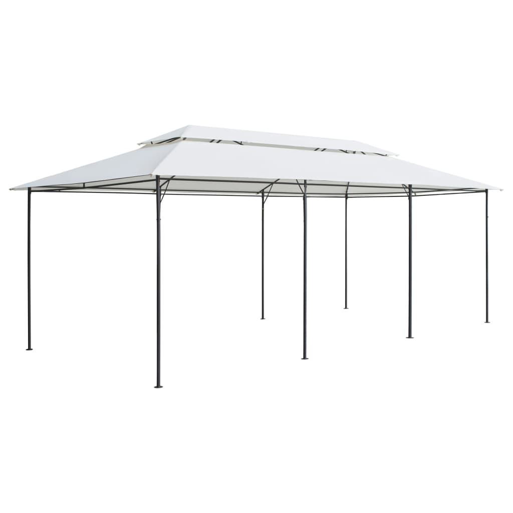  Paviljong 600x298x270 cm vit 180g/m²