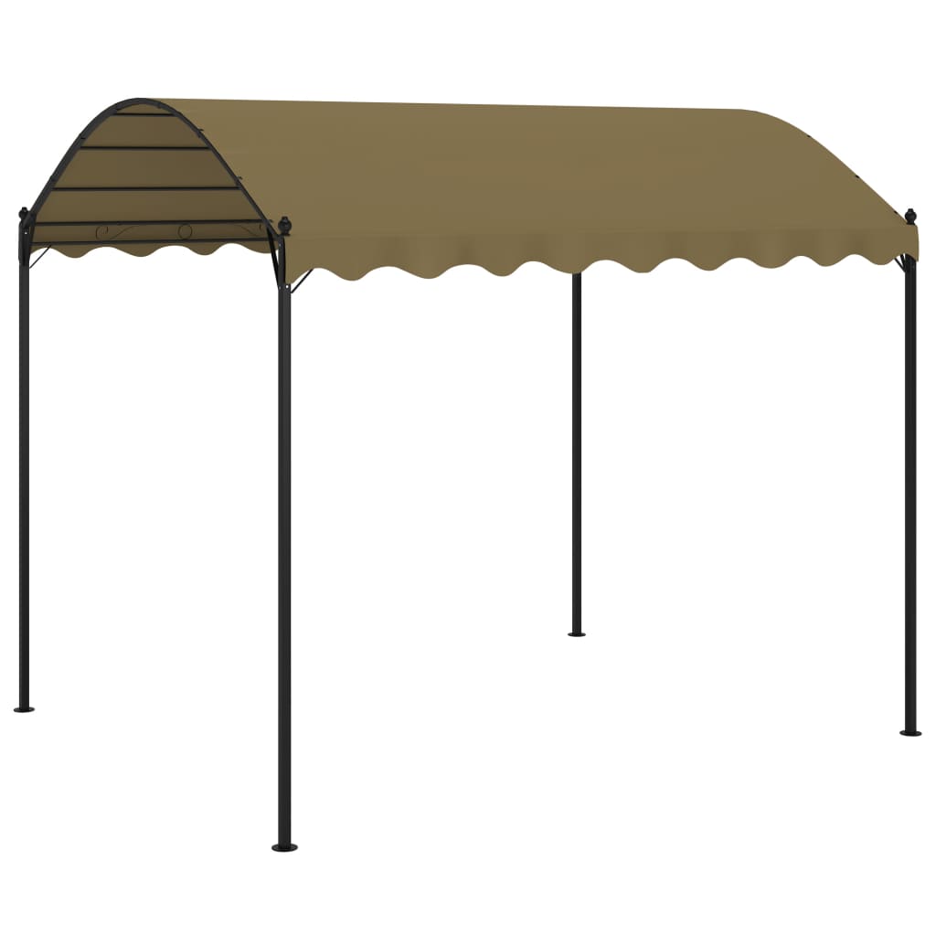  Paviljong 4x3x2,6 m taupe 180 g/m²