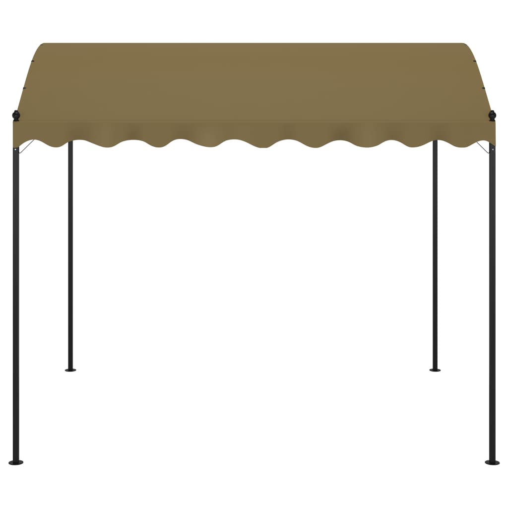  Paviljong 4x3x2,6 m taupe 180 g/m²