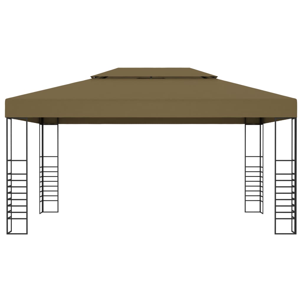  Paviljong 3x4 m taupe 180 g/m²