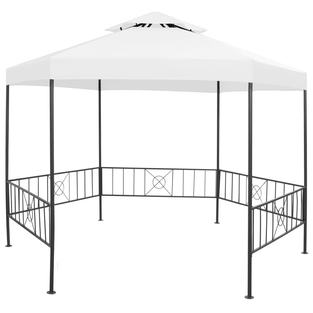  Paviljong 323x275x265 cm vit 180 g/m²