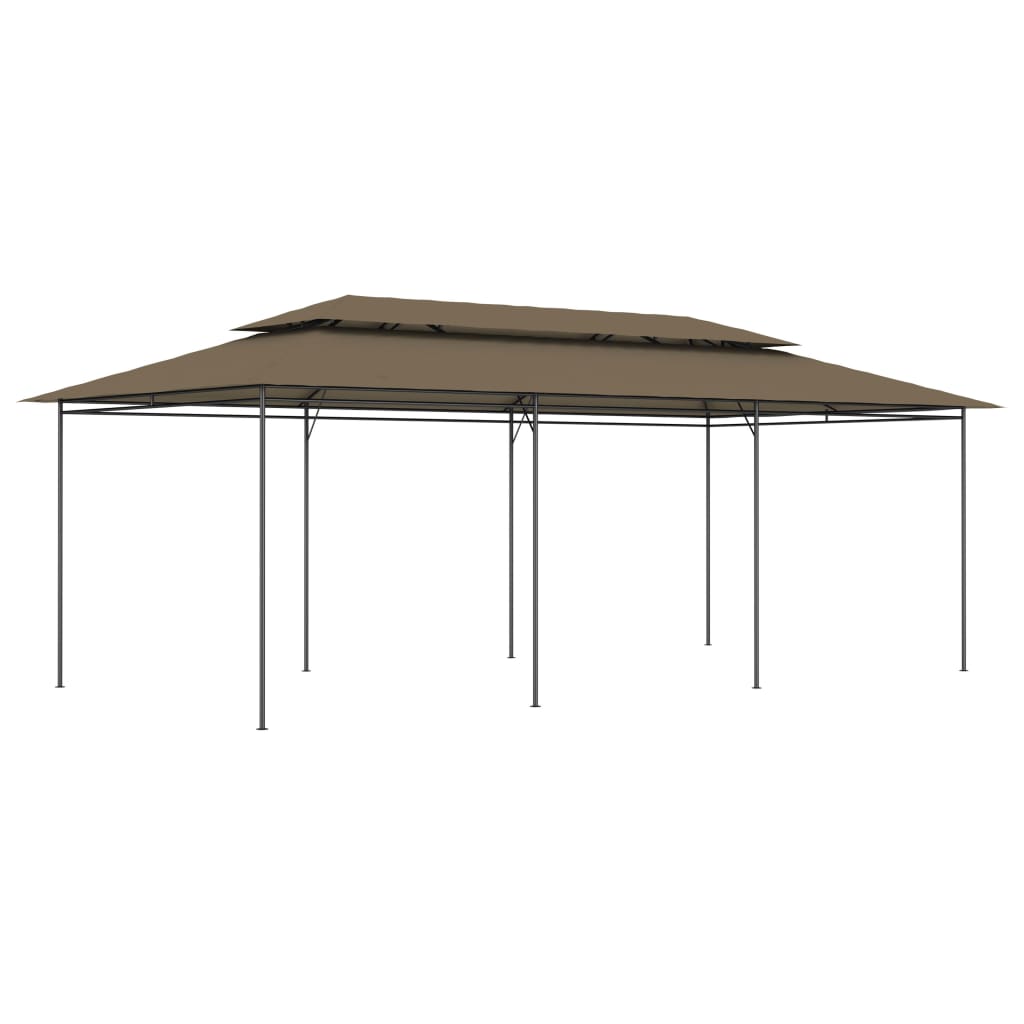  Paviljong 600x298x270 cm taupe 180 g/m²