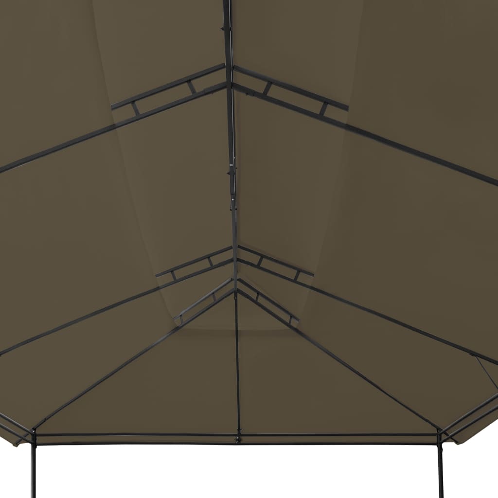  Paviljong 600x298x270 cm taupe 180 g/m²