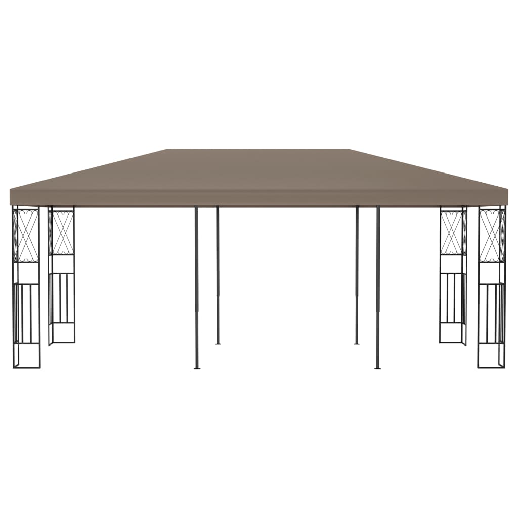  Paviljong 6x3 m taupe tyg