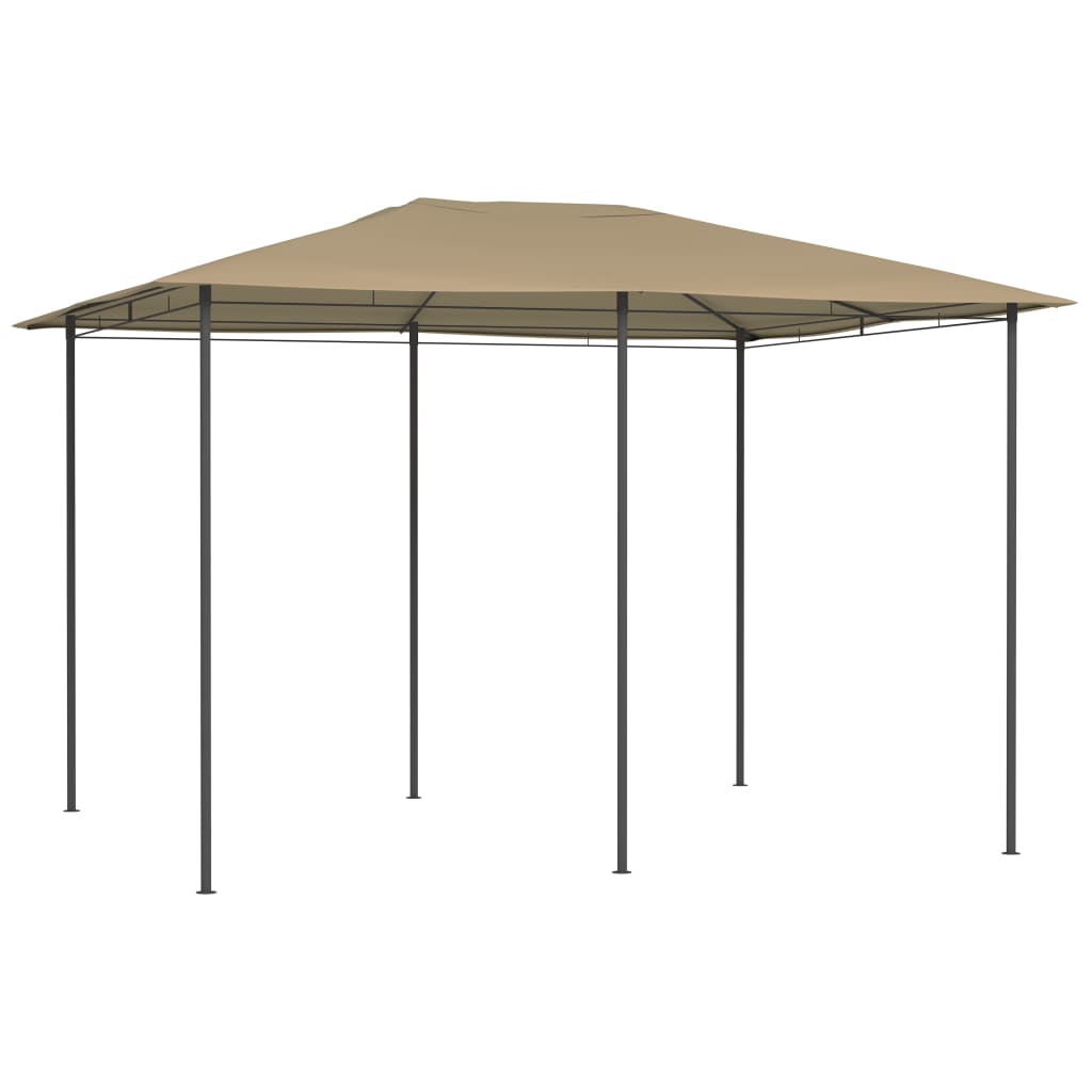  Paviljong 3x4x2,6 m taupe 160 g/m²